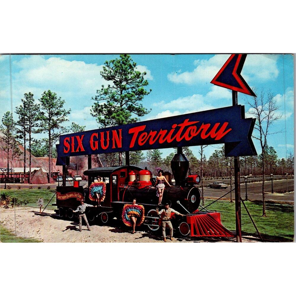 Old Western Welcome From Ghost Town Silver Springs FL Vintage Postcard SP17-25